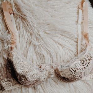 Princesse Blush Eyelet Lace Bra